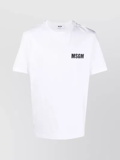 MSGM BASIC CREW NECK T-SHIRT