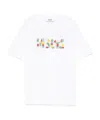 Msgm Bead-logo T-shirt In White