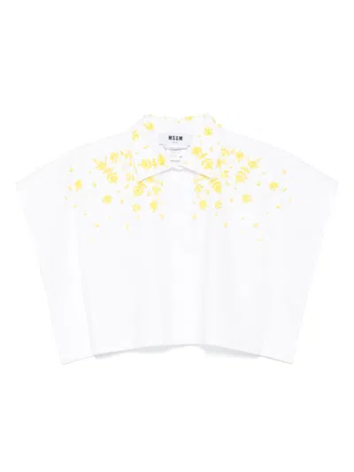 Msgm Beads-embellished Shirt