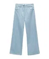 Msgm Women's Pantalone /pants Light Blue | Size 40 | 3741mdp230 Color 247584 In Blue