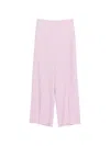 Msgm Belt-loop Palazzo Pants In Pink