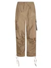 Msgm Tech Cargo Pants In Black