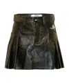 Msgm Belted Skirt In Black