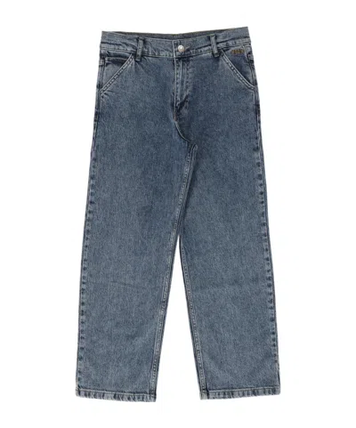 Msgm Belt-loop Jeans In Blue