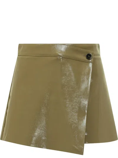 Msgm Bermuda In Green