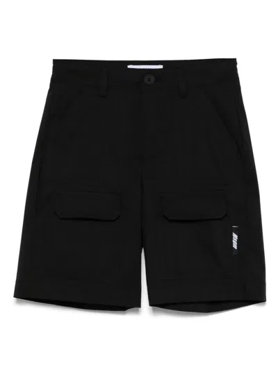 Msgm Kids' Bermuda Shorts In Black