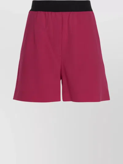 MSGM BERMUDA WOOL SHORTS ELASTIC WAISTBAND