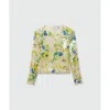 Msgm Bicolor Polyester Blouse In Orange