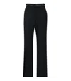 Msgm Trousers Black In Blue