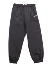 MSGM BLACK BAGGY TROUSERS