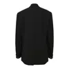 Msgm Black Blazer In Black
