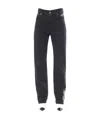 Msgm Black Cat Jeans In Black