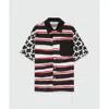 Msgm Black Cotton Blouse In Multi