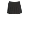 Msgm Pleated Mini Length Cotton Shorts