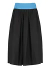Msgm Black Cotton Skirt