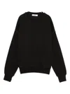 Msgm Crew-neck Sweatshirt In Black