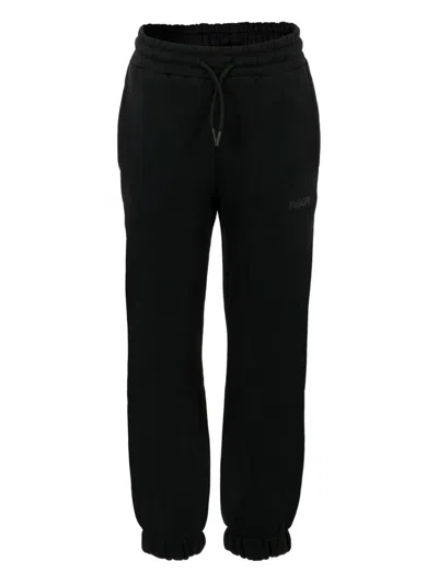 MSGM Black cotton tracksuit bottoms MSGM
