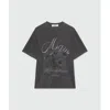 Msgm Black Cotton T-shirt In Gray