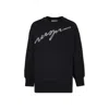 Msgm Black Dress For Girl With Logo In Black
