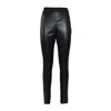 Msgm Polyester Leggings Featuring Elastic Waistband In Black