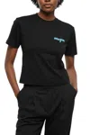 Msgm Logo-print Short-sleeve T-shirt In Black