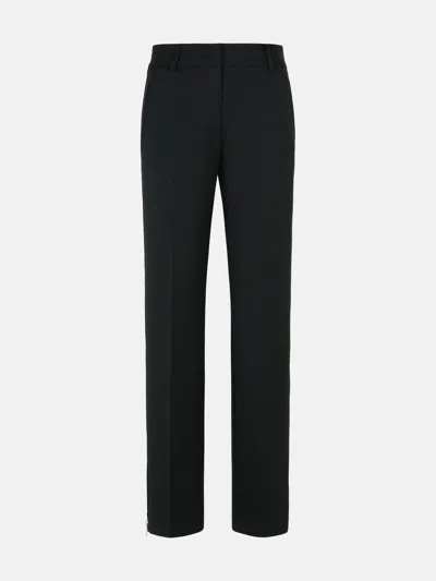 Msgm Black Polyester Pants