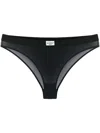Msgm Proibito Logo Briefs In Black