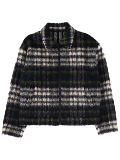 MSGM MEN BLACK SHIRT COLLAR JACKET