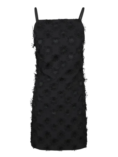 MSGM BLACK SHORT DRESS
