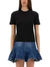 Msgm Slim Fit Crew Neck T-shirt