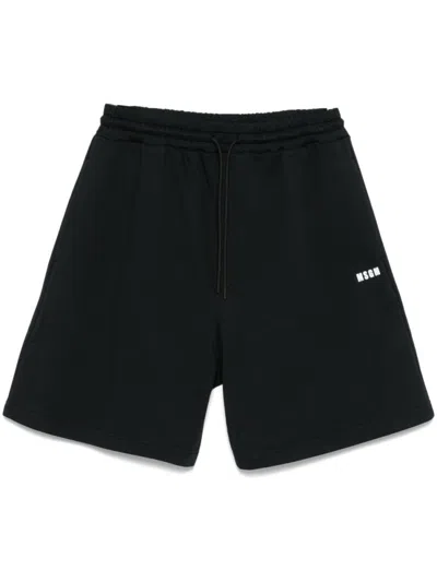 Msgm Black Sports Short