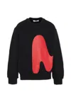Msgm Black Sweatshirt For Boy In Black