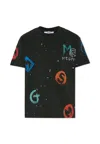 Msgm Black T-shirt For Boy With Logo In Black