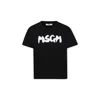 Msgm T-shirt With Logo In Black