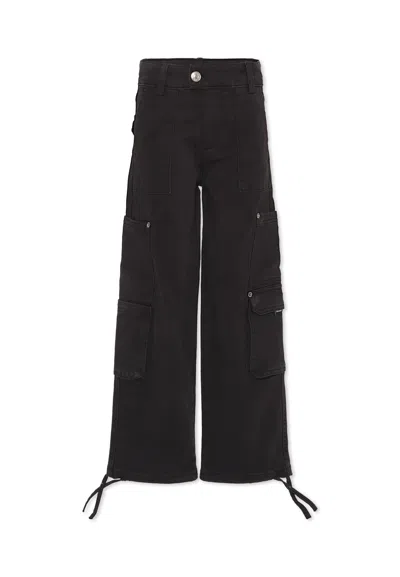 MSGM BLACK TROUSERS FOR BOY