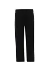 Msgm Black Trousers For Boy With Logo