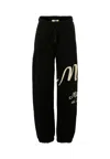 Msgm Black Trousers For Boy With Logo In Black