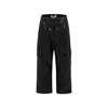 Msgm Black Trousers For Girl With Logo In Black