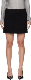 Msgm Knitted Mini Skirt In 99 Black