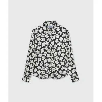 Msgm Black Viscose Blouse