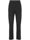 Msgm Black Wool Pants In Black