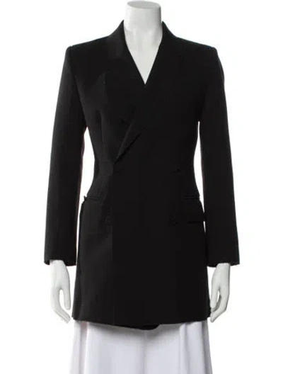 Pre-owned Msgm Blazer In Black