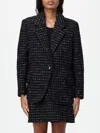 Msgm Blazer  Woman Color Black In Black