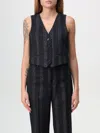 Msgm Blazer  Woman Color Black In Schwarz