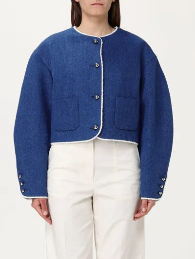 Msgm Blazer  Woman Color Blue