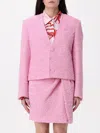 Msgm Blazer  Woman Color Pink In Pink