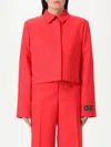 Msgm Blazer  Woman Color Red