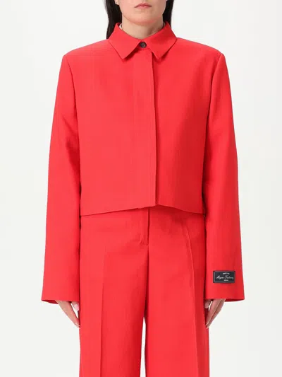 Msgm Blazer  Woman Color Red