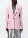 Msgm Blazer  Woman Color Red In Rot
