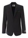 Msgm Blazer - Negro In Black